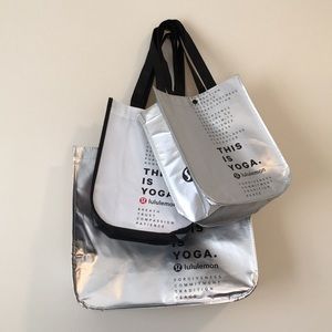 Three Lululemon Bags